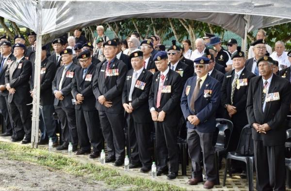 Veteran’s Day service held in Kuching to honour heroes who served in Malaya, Borneo